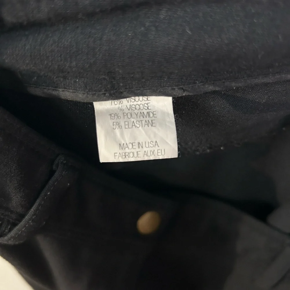 Theory Brand basic Black Leggings Low Rise Size 0 - Picture 6 of 7